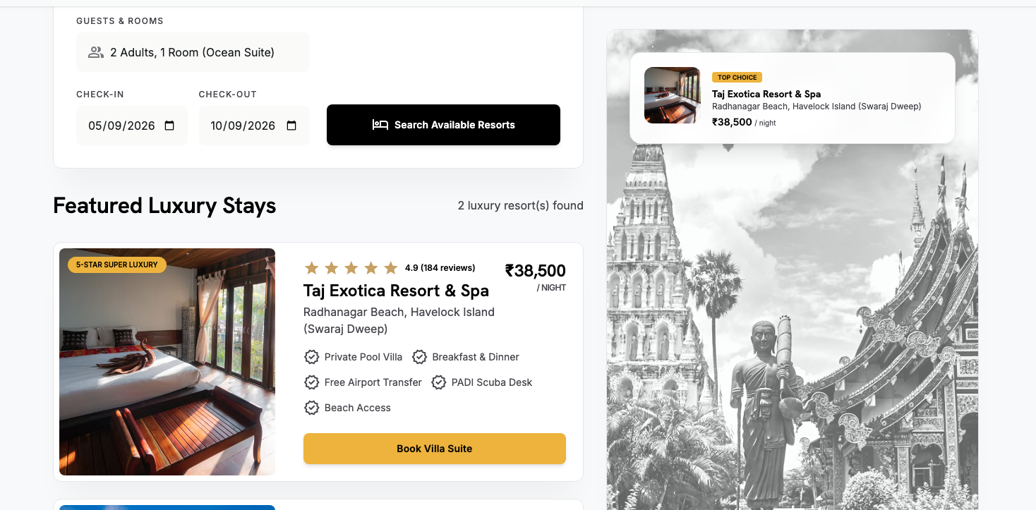 Jaabo WEB Hotel Booking Storefront